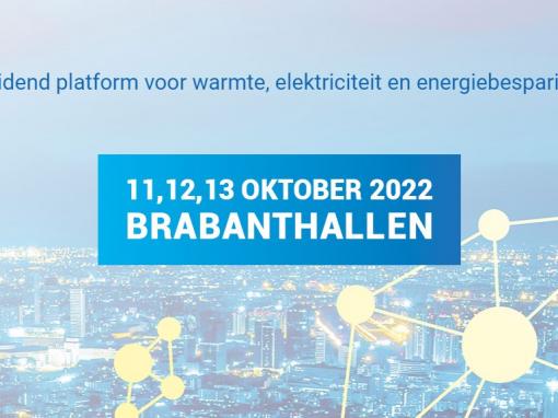 Bezoek ons op de vakbeurs Energie 11, 12 & 13 oktober in Den Bosch
