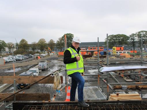 Op de bouw met projectleider Carlo!