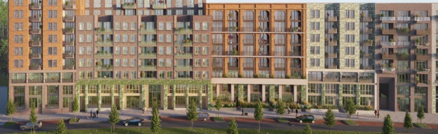 401 appartementen Singelblok te Amsterdam-Noord