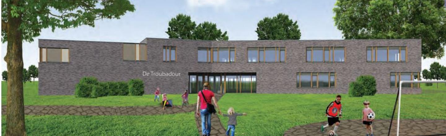 Nieuwbouw basisschool De Troubadour  in Eindhoven