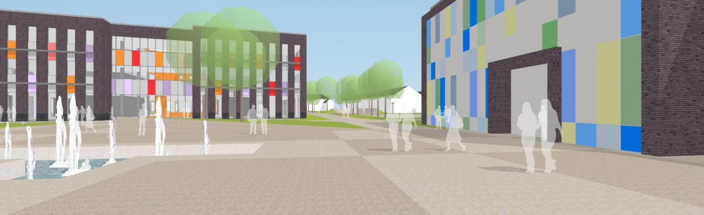 Nieuwbouw en renovatie Groene Hart Lyceum en TOPmavo