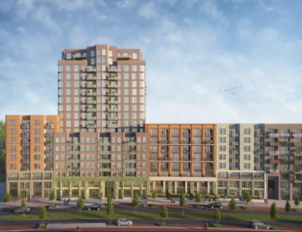 401 appartementen Singelblok te Amsterdam-Noord